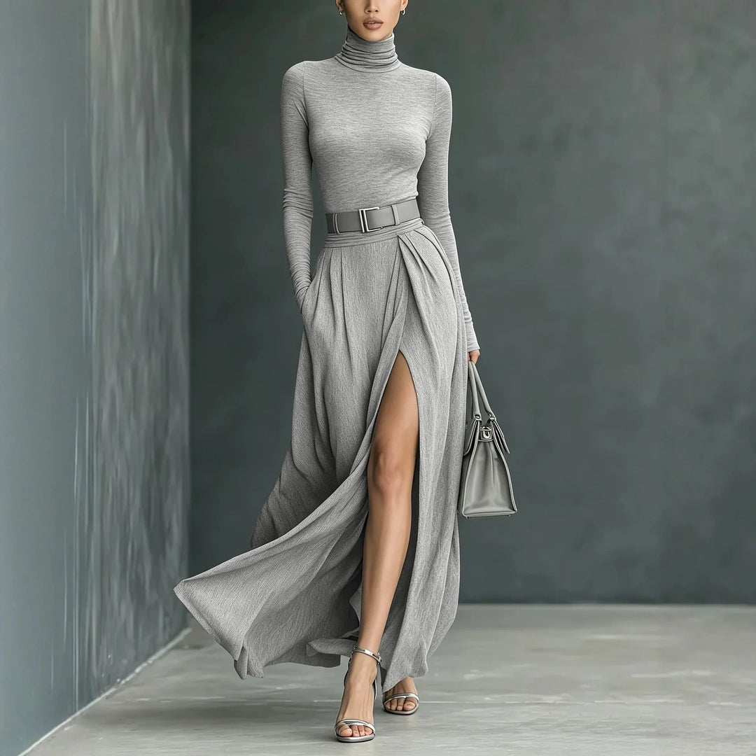 Zinnia Turtleneck Sweater Dress