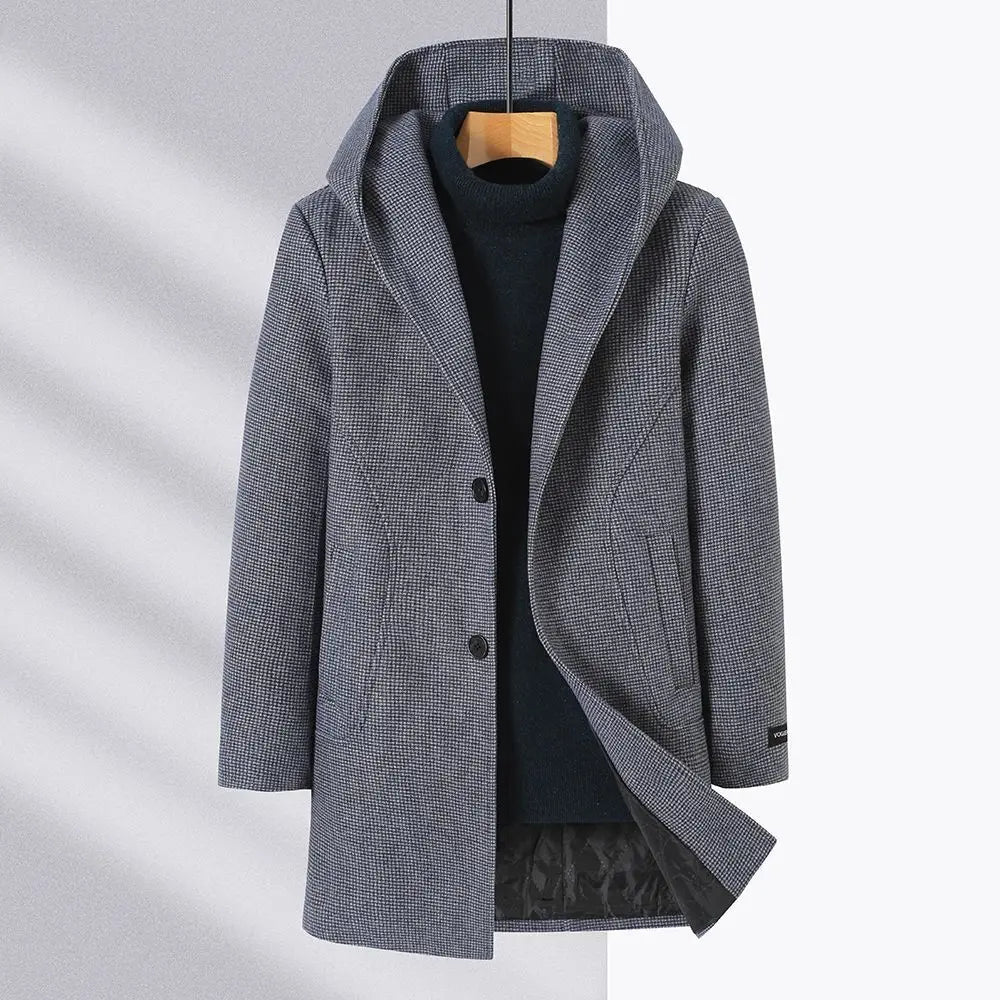 Midnight Wool Overcoat