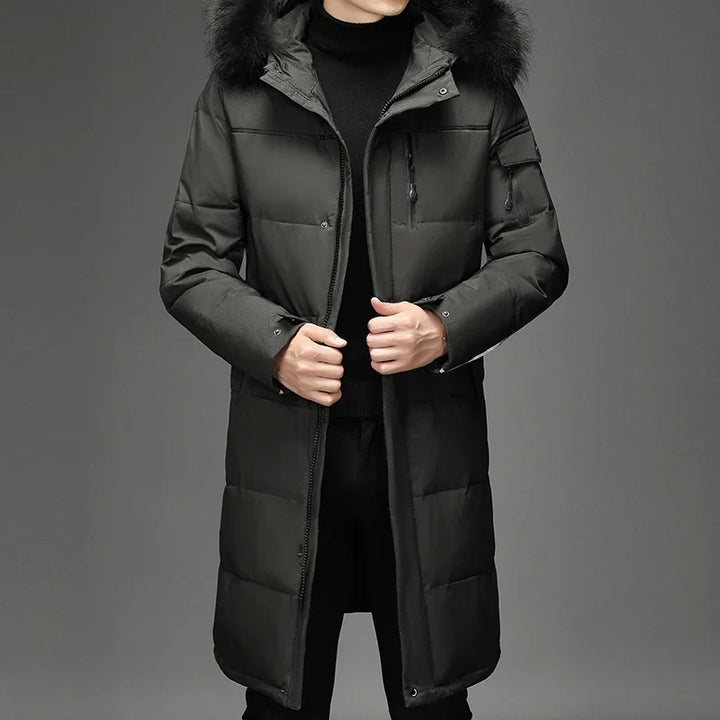 Griffin Hooded Down Coat