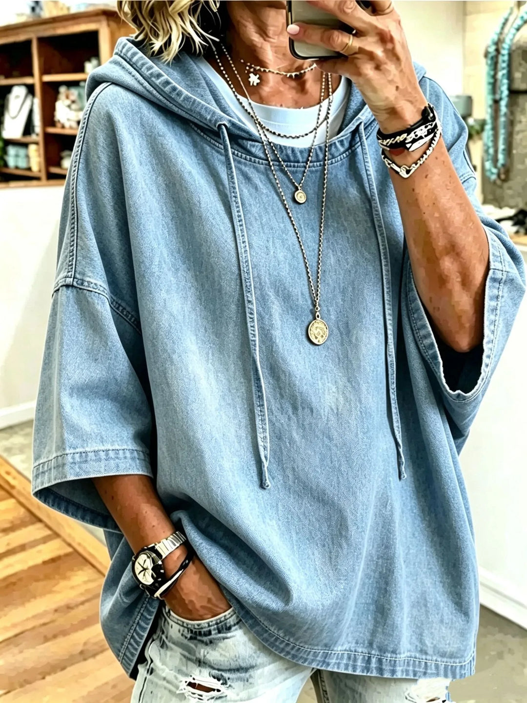 Harlo Drop Shoulder Hoodie