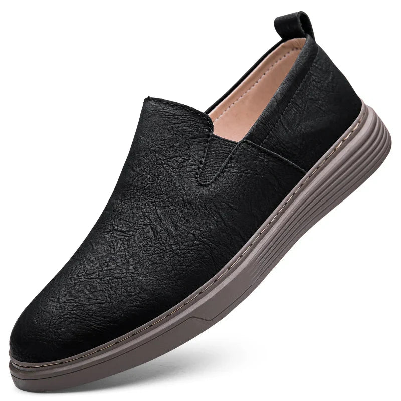 Alfred Leather Slip On Shoes