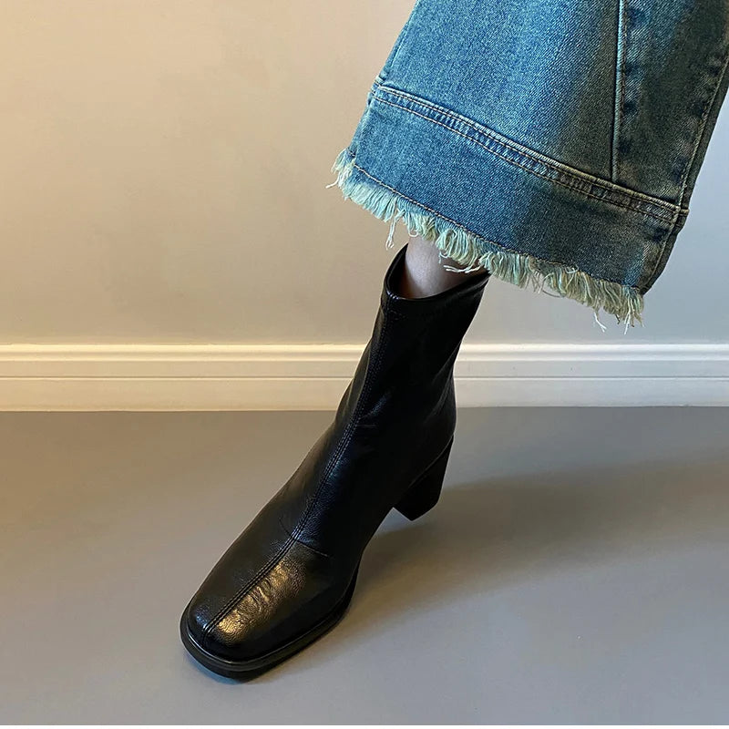 Madaline Retro Ankle Boots