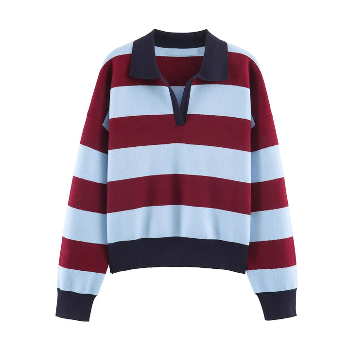 Isolde Johnny Collar Polo Sweater