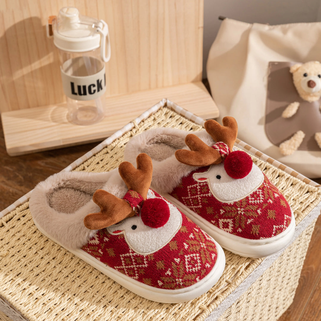 Snowdeer Christmas Slippers