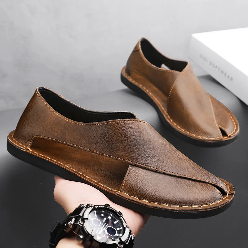 Mackage Crossover Leather Sandal
