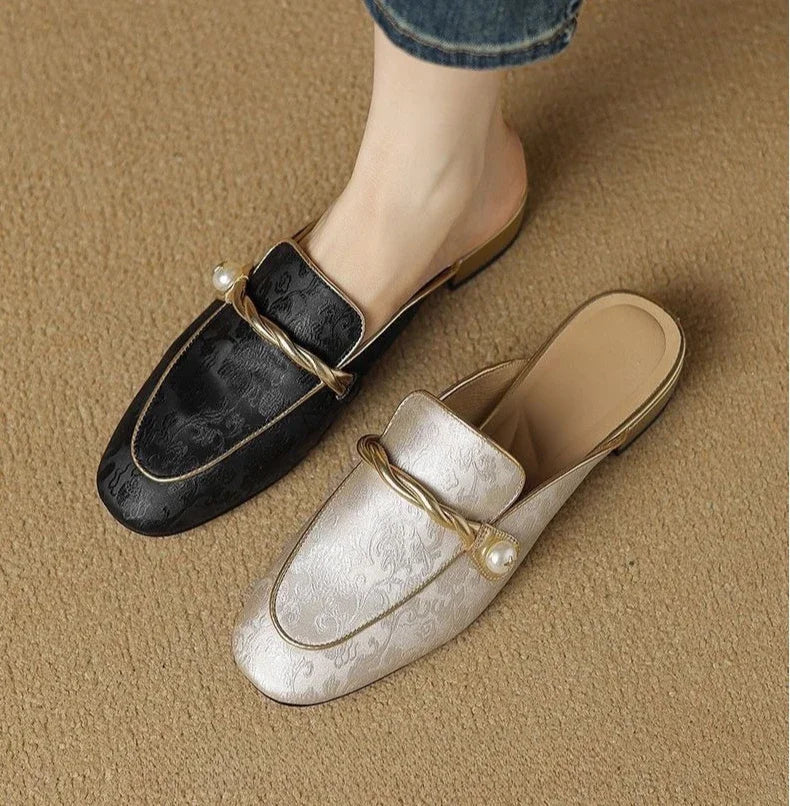 Vivana Floral Embossed Sandals