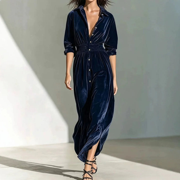 Hollis Smocked Waist Maxi Dress