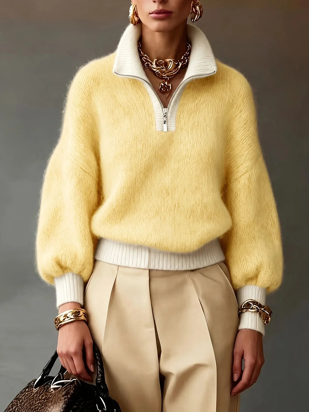 Roxanne Soft Brushed Knit Sweater