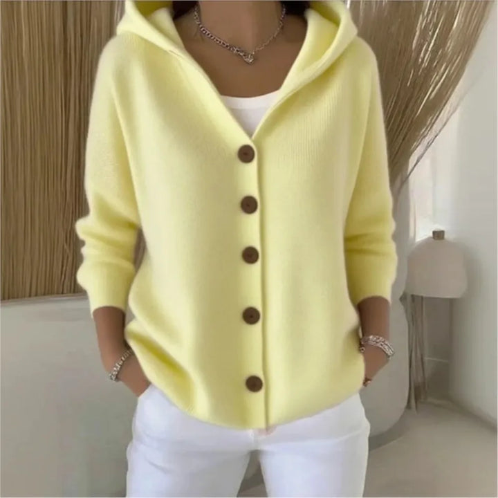 Eliana Hooded Knit Cardigan