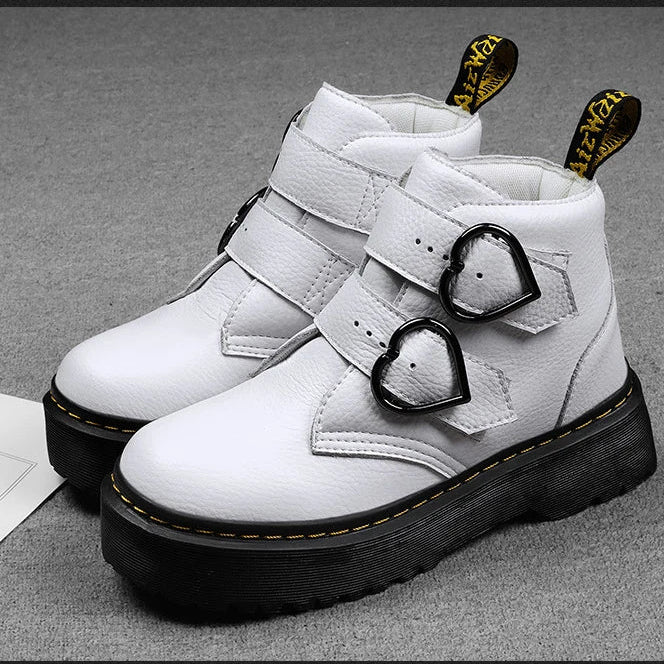 Britney Leather Platforms