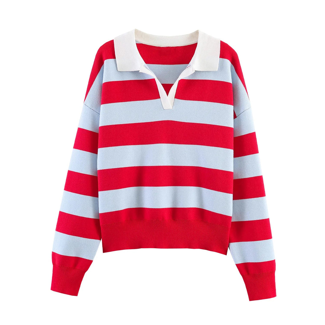 Isolde Johnny Collar Polo Sweater