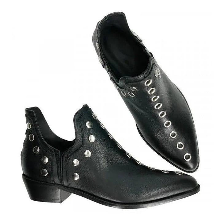 Astrid Stud Pointed Ankle Boot
