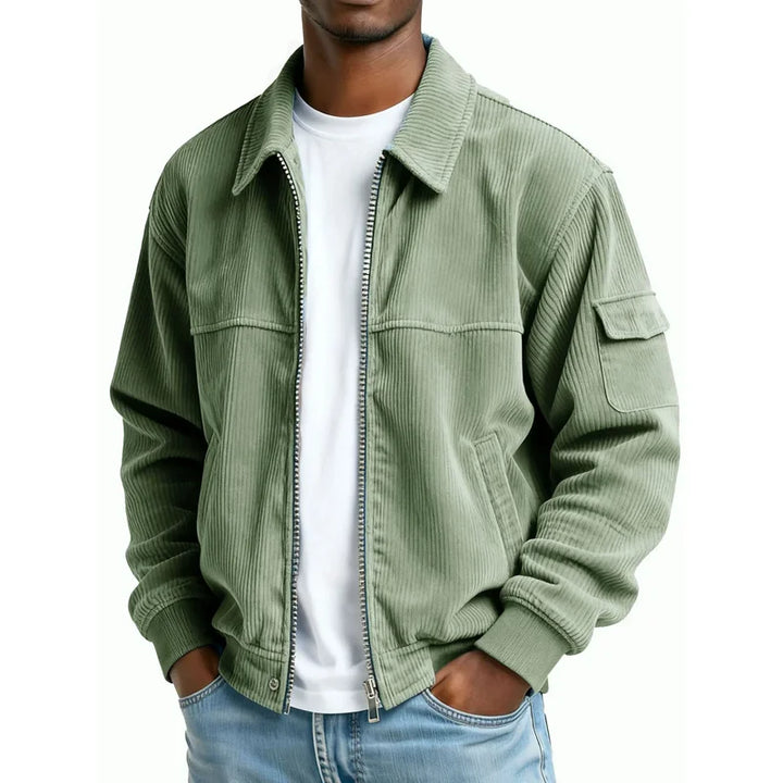 Nolan Corduroy Zip Jacket