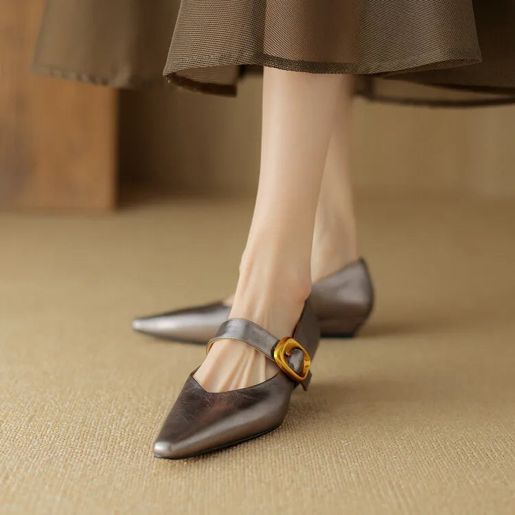 Louise Leather Pumps