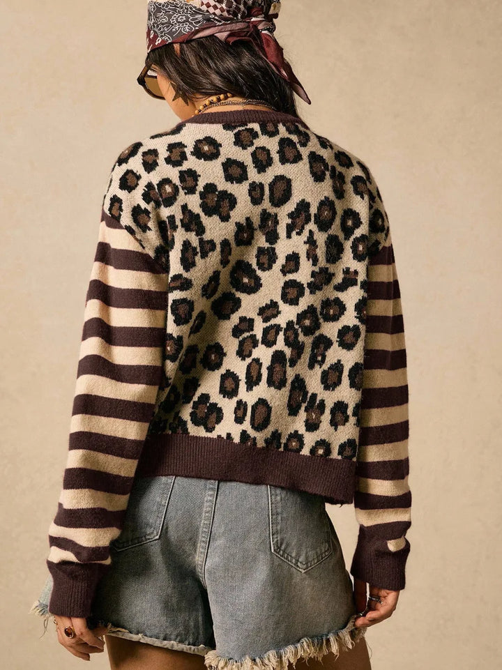 Verena Leopard Print Cardigan