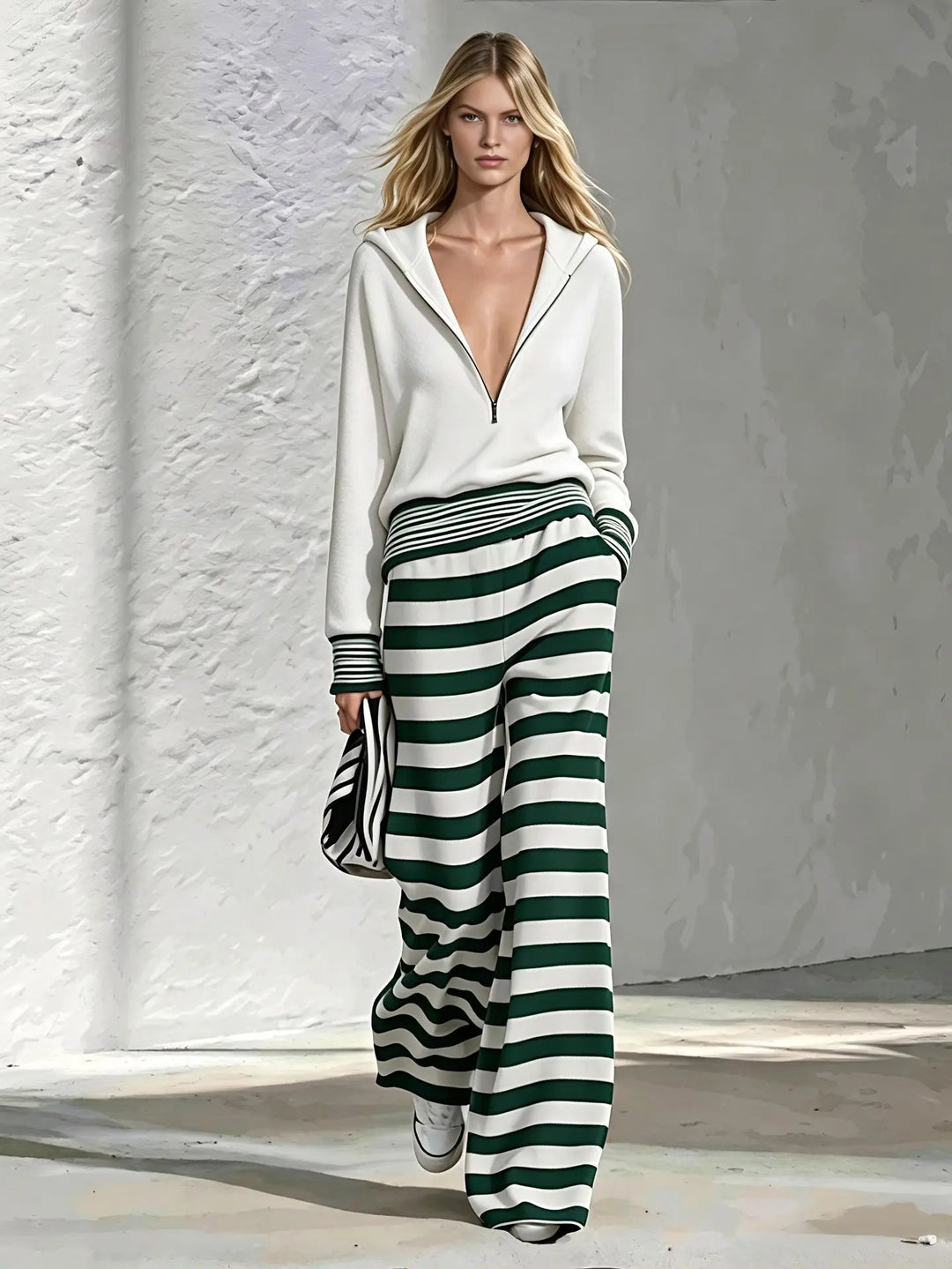 Alba Half Zip Two Piece Set