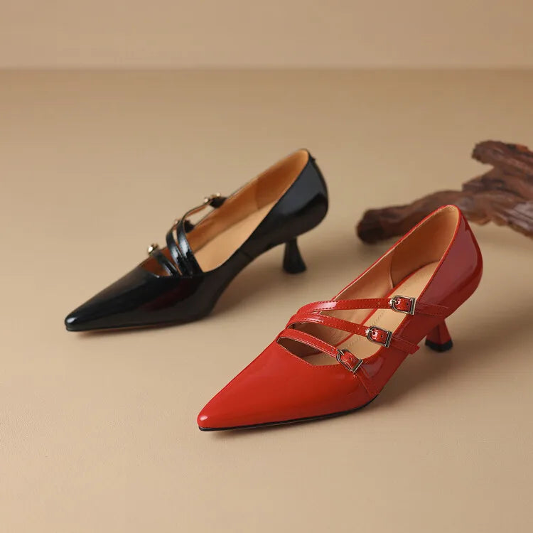 Sezane Genuine Leather Sandals