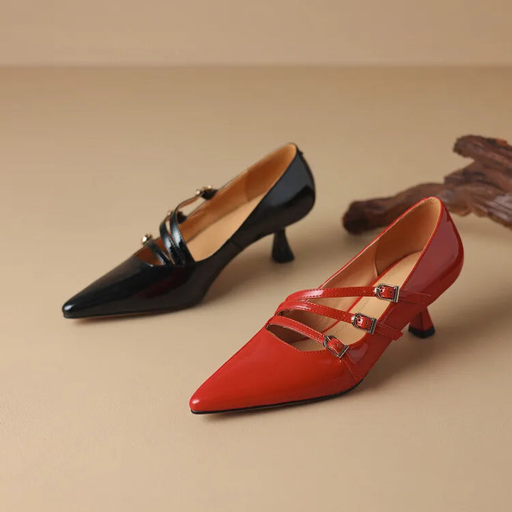 Sezane Genuine Leather Sandals