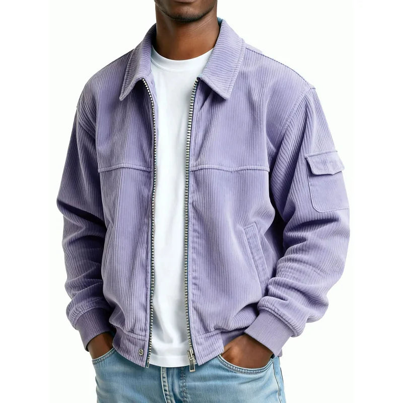 Nolan Corduroy Zip Jacket