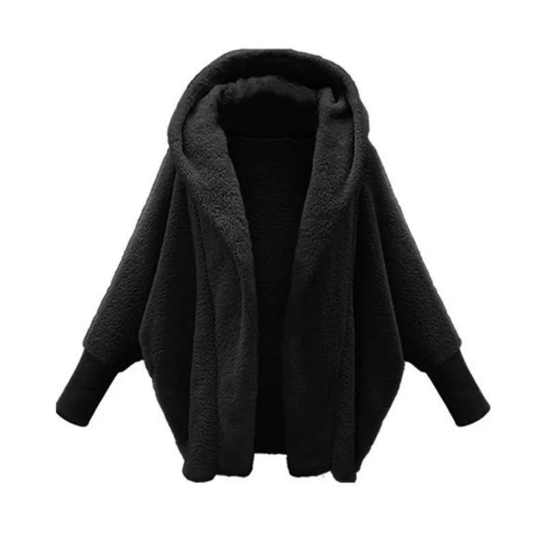 Genevieve Open Front Fleece Coat