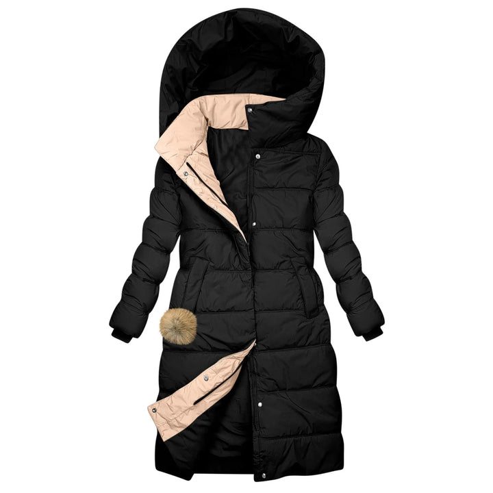 Piscilla Long Quilted Hooded Coat