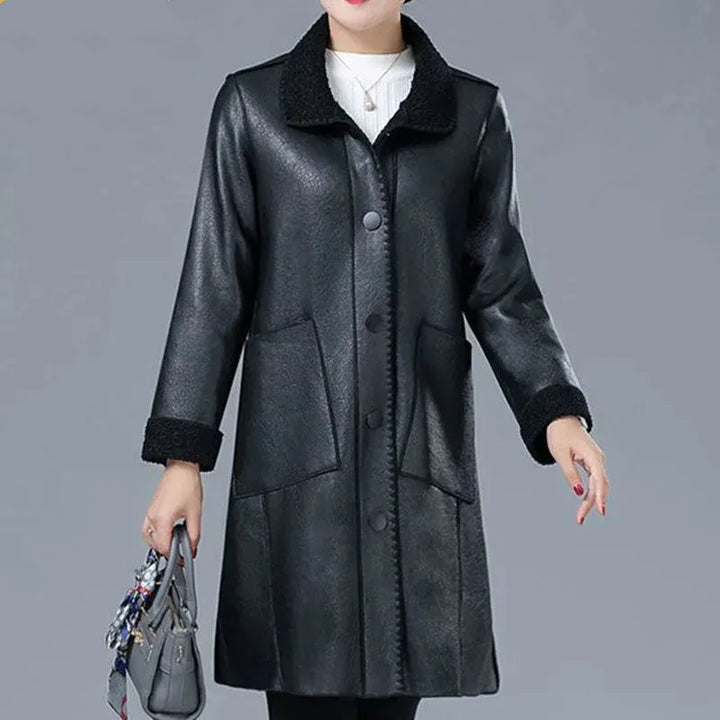 Genevieve Shearling Collar Jacket