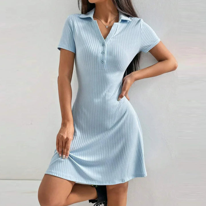 Elena Polo Shirt Mini Dress