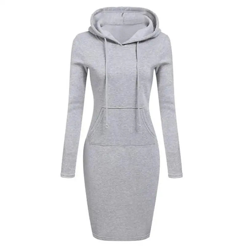 Bellara Drawstring Hood Dress