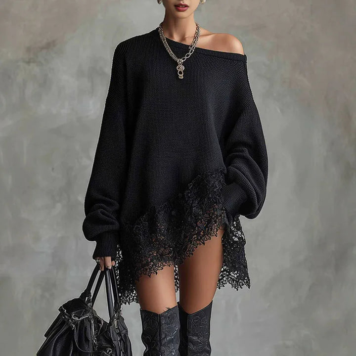 Odessa Off Shoulder Sweater Dress