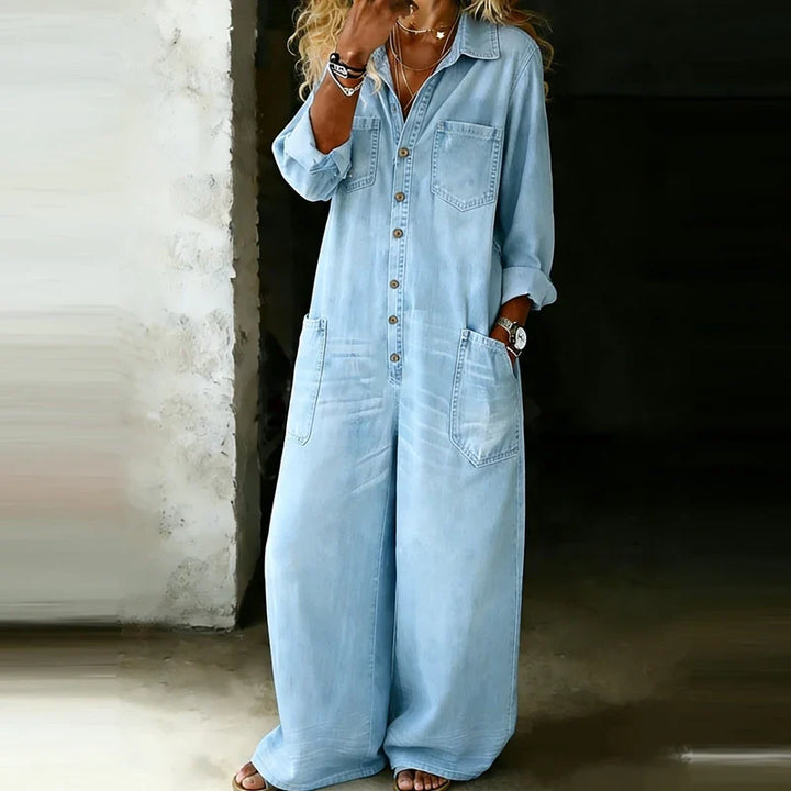 Larkin Button Front Jumpsuit
