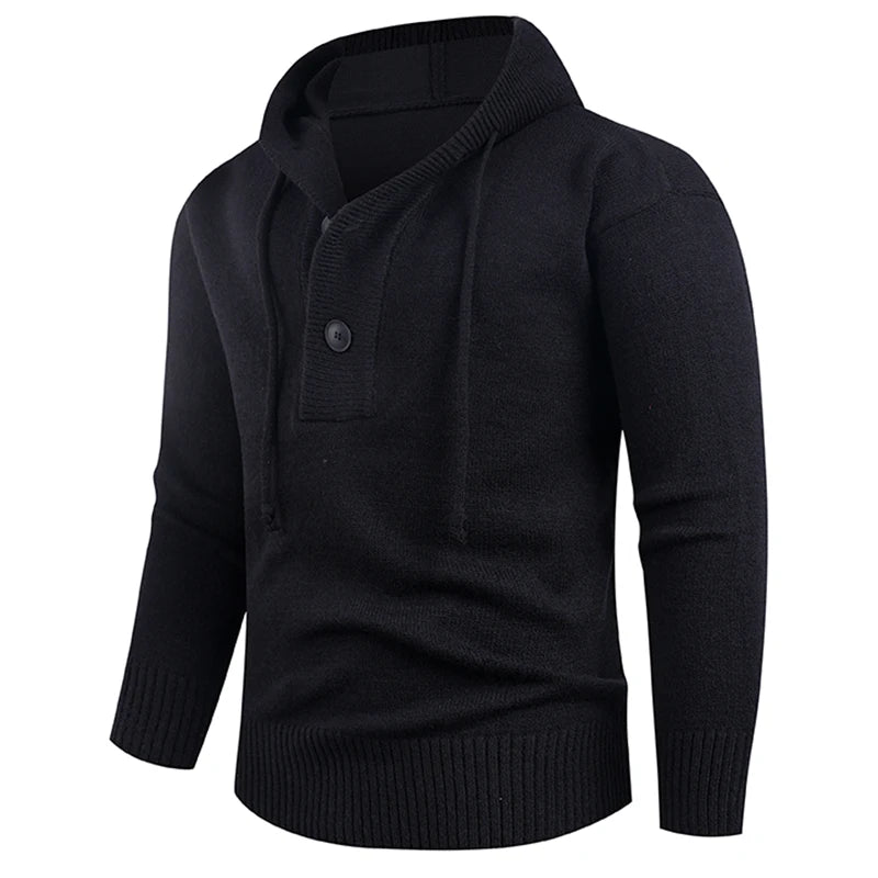 Joshua Knit Hooded Pullover