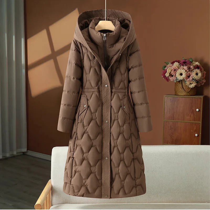 Solenne Diamond Quilted Puffer