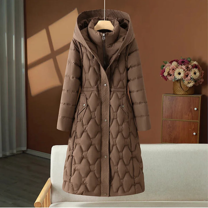 Solenne Diamond Quilted Puffer