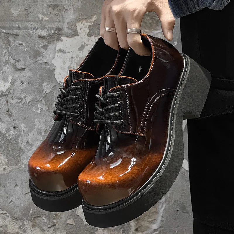 Luciano Chunky Sole Derby Shoes