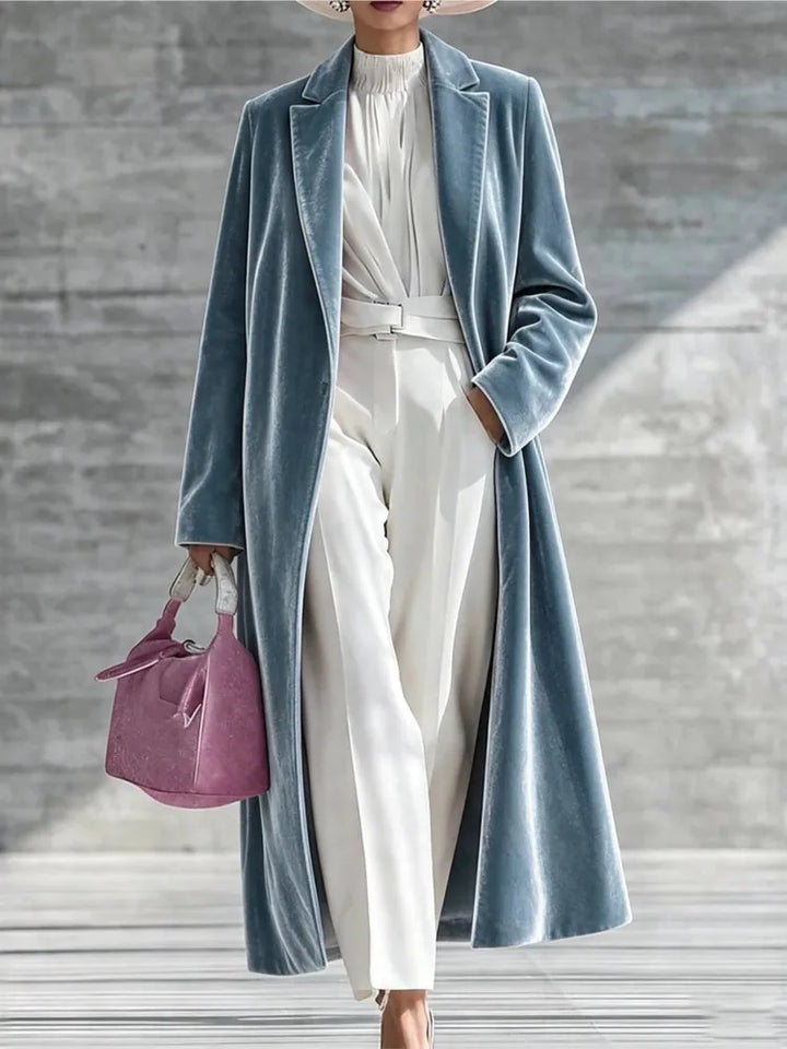 Undine Velvet Maxi Coat