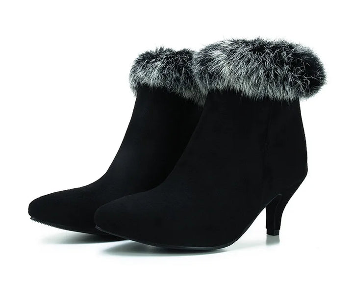 Selene Fur Ankle Boots