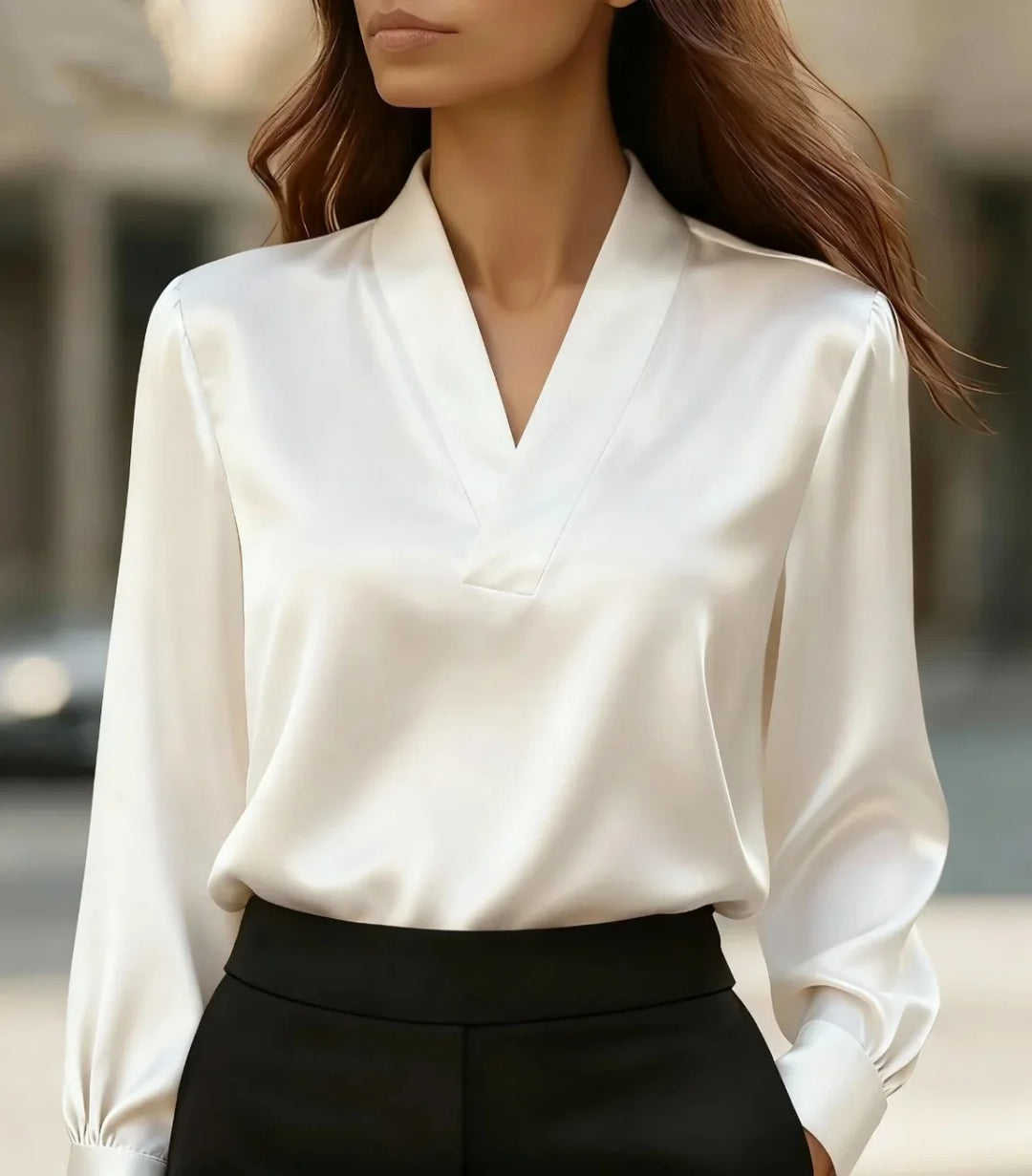 Aveline Satin Finish Blouse