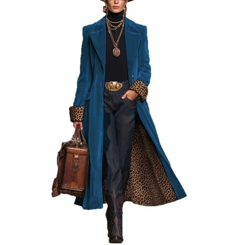 Rowan Velvet Duster Long Coat