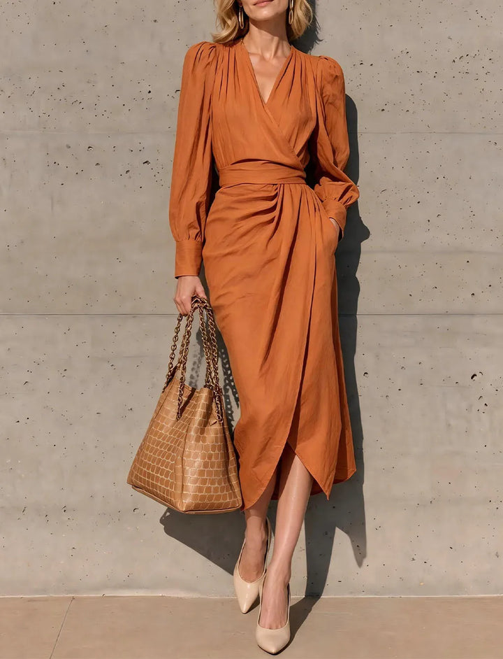 Camille Wrap Waist Dress