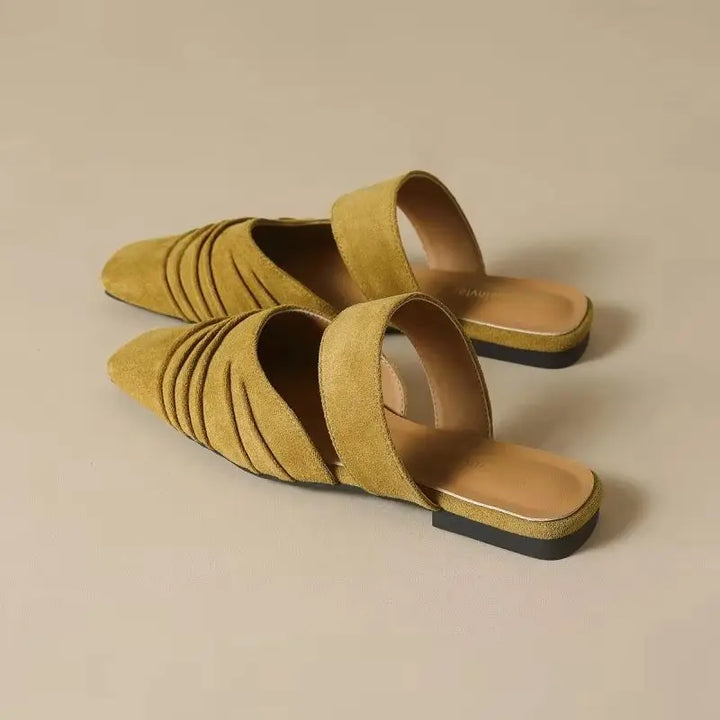 Bethany Square Toe Mules