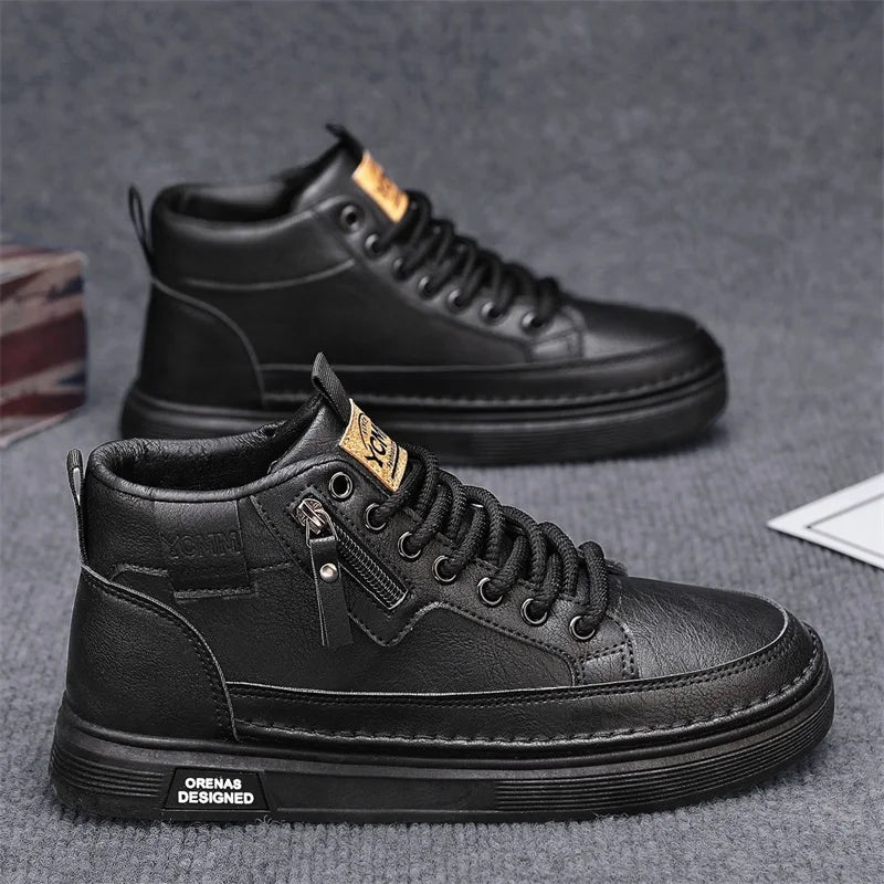 Derrek Leather Sneakers