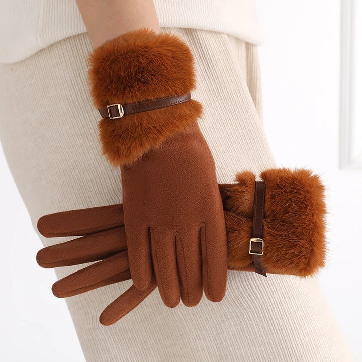 Natasha Faux Fur Gloves