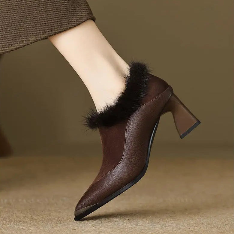 Faye Whisper Furry Boot