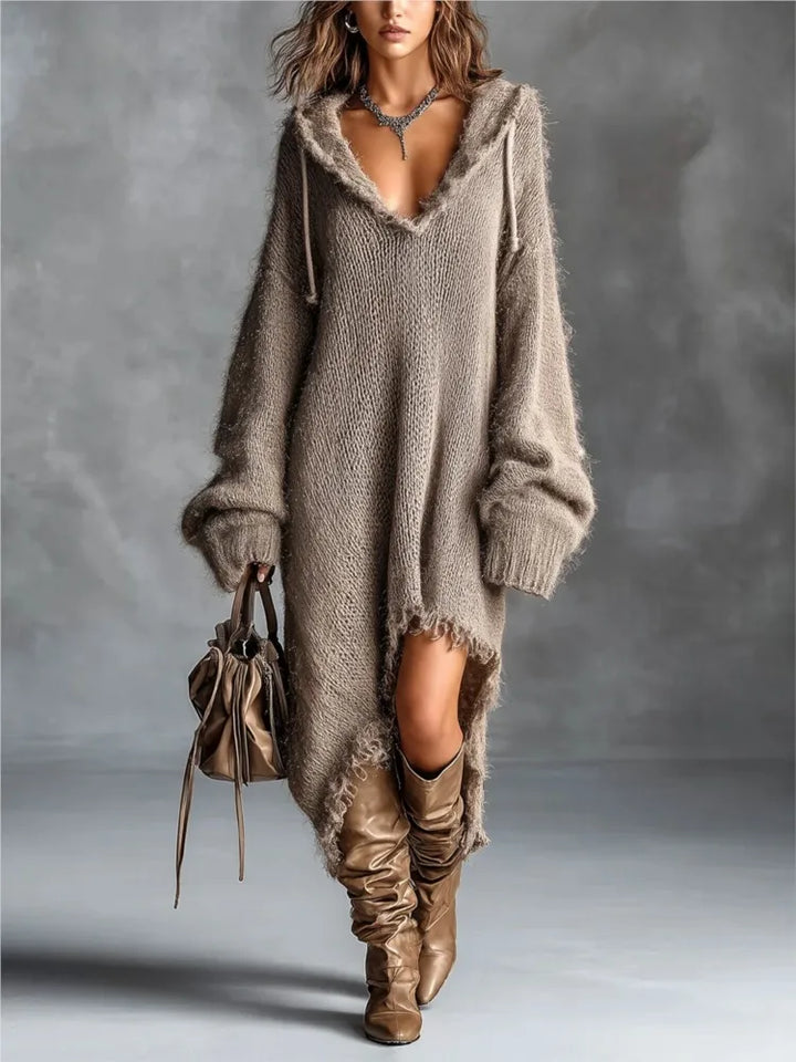 Marina Hooded Sweater Dress