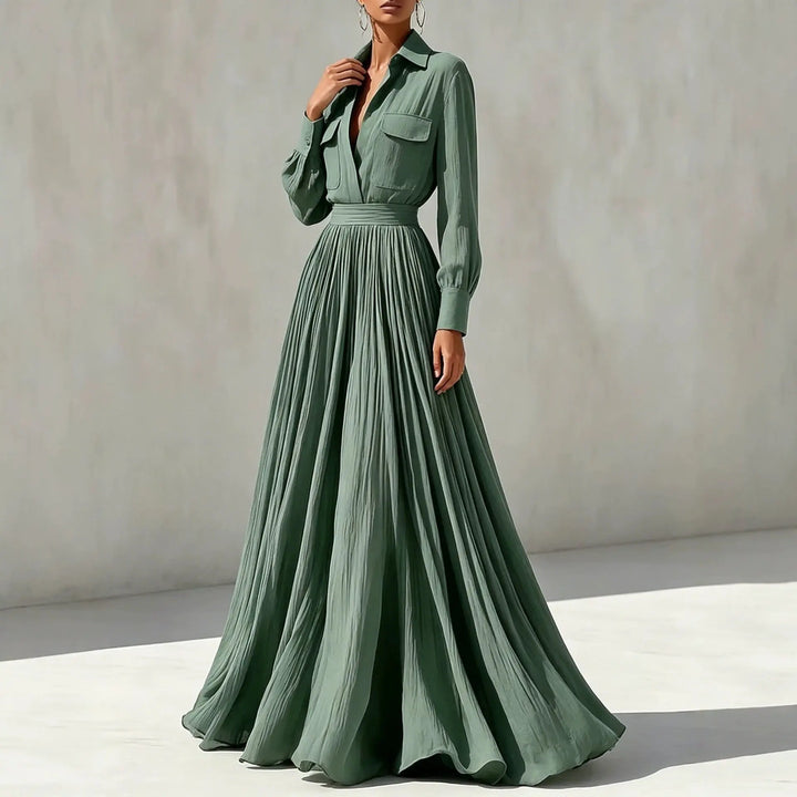 Odile Flap Pocket Shirt Dress