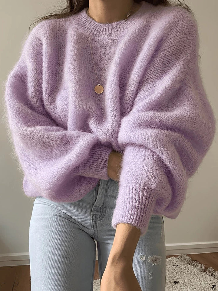 Yvette Fuzzy Knit Pullover