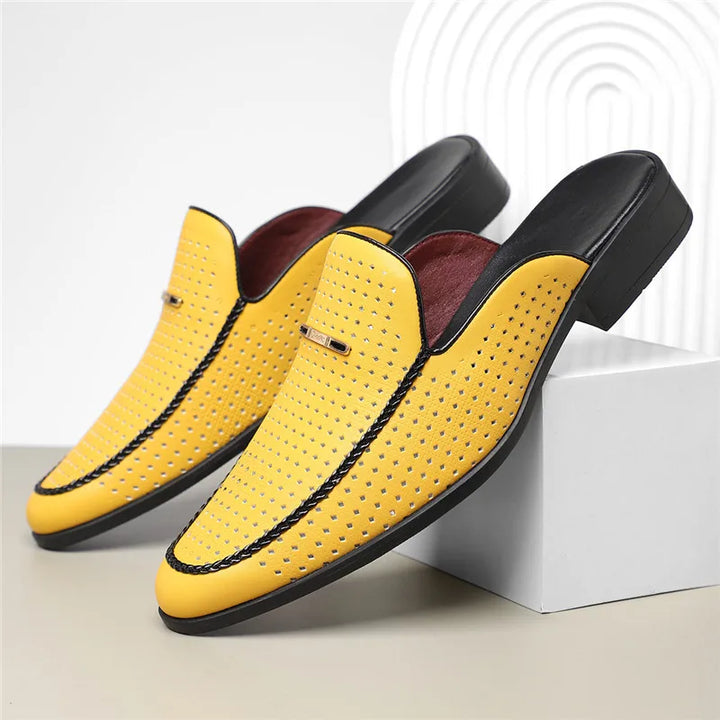 Landen Summer Genuine Leather Mules