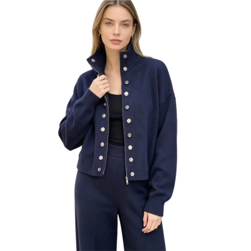 Rosemund Double Button Cardigan