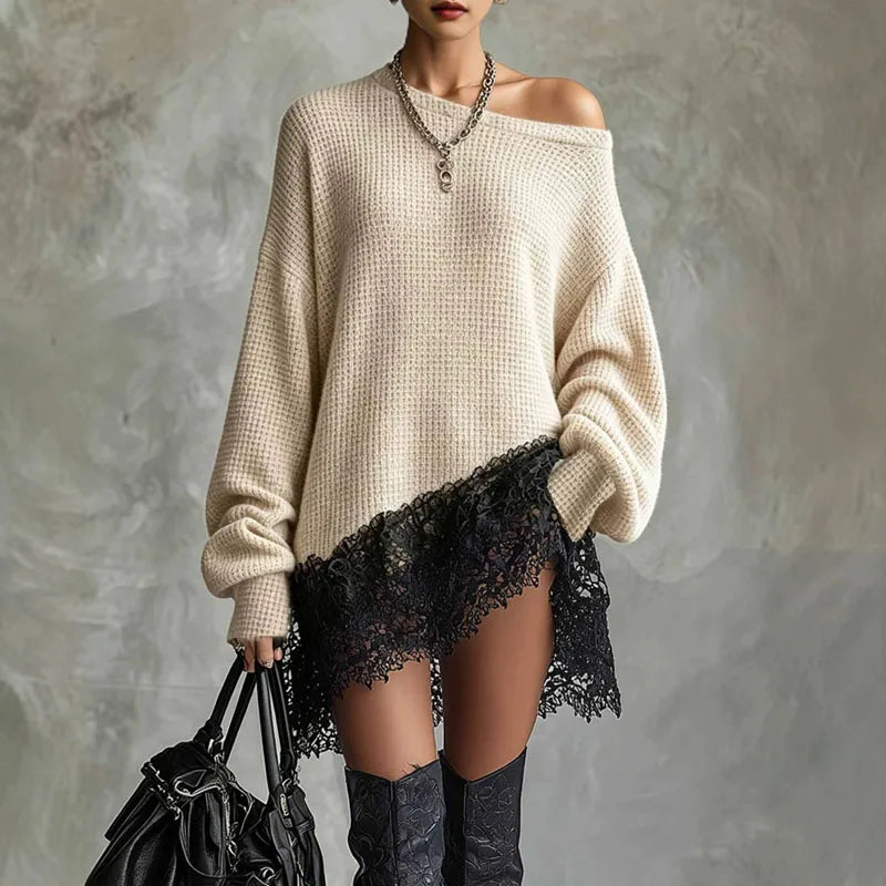 Odessa Off Shoulder Sweater Dress
