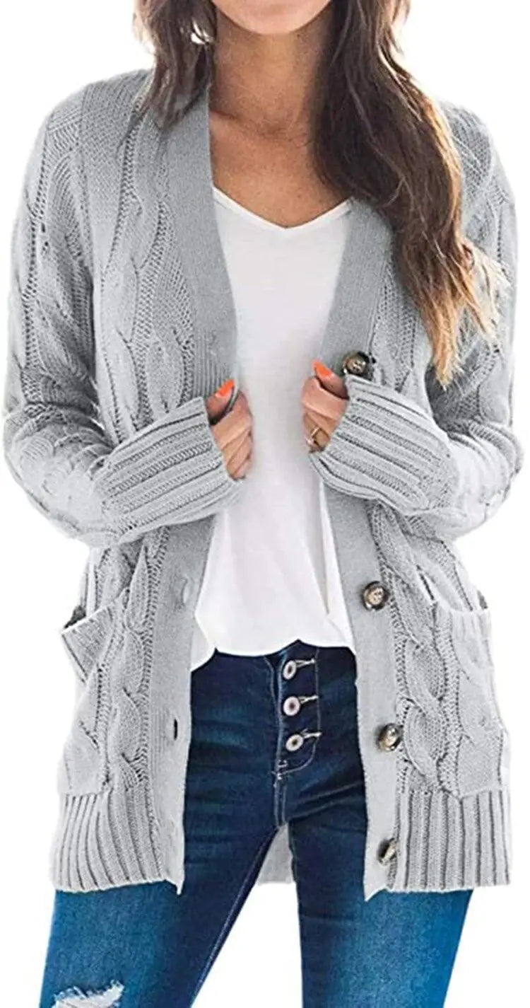 Freya Cable Knit Cardigan